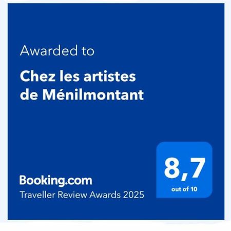 Chez Les Artistes De Menilmontant Apartment ปารีส ภายนอก รูปภาพ